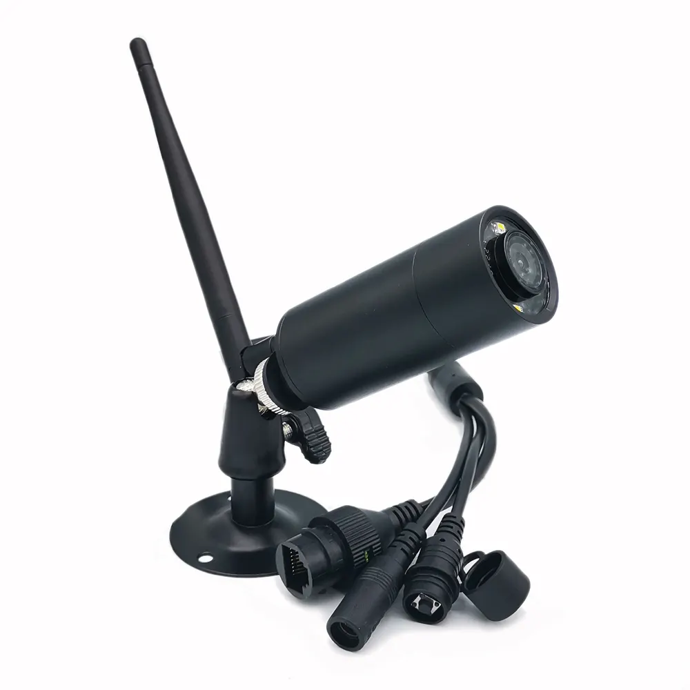 Bullet Camera Wasserdicht 1080P Outdoor Miniatur IP66 IR Infrarot IP POE CCTV Sicherheit Voll farbige Nachtsicht Weißes Licht