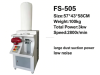 Machine à dégrossir les semelles de chaussures FS-505 à poste unique, moteur 3 kW, pour le ponçage de l'EVA, certifiée CE, pour cuir sportif, 380 V, 2800 tr/min, garantie 1 an