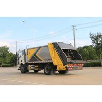 Promotion Spéciale Camion Compacteur à Ordures FAW J6 4X2 15 Mètres Cubes à Chargement Arrière, Taux de Compression Élevé, Camion de Collecte des Déchets Sanitaires