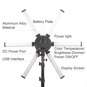 Luz de Fotografía Multimedia Extrema, 576 LED, Luz de Video de 120W, Lámpara de Anillo de Luz LED con Trípode para Cámara y Youtube - Product Image 2