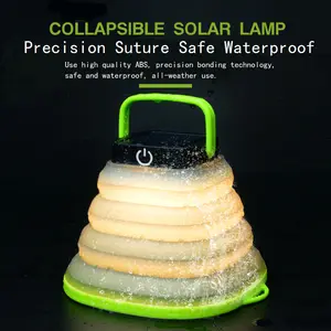 Tent Travel Lighting Outdoor Led Hanging Portable Solar Rechargeable Bulb Emergency Camping Lamp