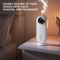 Diffuseur d'aromathérapie portable à piles, mural ou de bureau, 50 ml, 1800 mAh, mini diffuseur d'aromathérapie intelligent