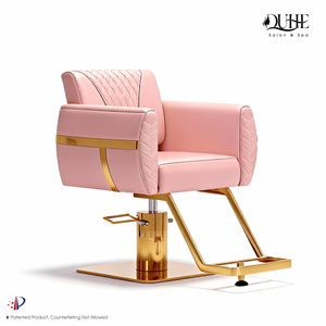 Sillón de Barbería Reclinable Ajustable de Alta Calidad con Bomba Hidráulica, Moderno, de PU, con Masaje, para Salón de Belleza, Peluquería - Product Image 1