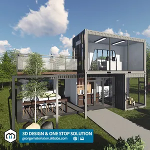 Pieghevole soluzione One Stop consegna rapida edificio di Design appartamento con mobili prefabbricati in cemento casa prefabbricata