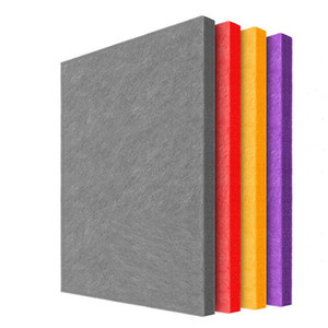 Bilnora Panneau Acoustique En Feutre Extra Dense 100x50x2,5 Cm En Couleur Gris Clair