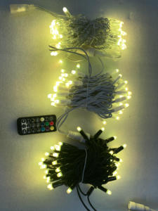 <span class=keywords><strong>Guirlande</strong></span> <span class=keywords><strong>lumineuse</strong></span> LED en PVC pour Noël, 10 m, extérieur, IP65, basse tension, 24 V, RGB, couleurs changeantes - Product Image 2