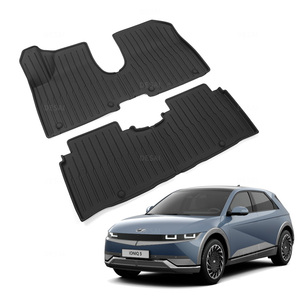 Tapis de sol de voiture complet en matériau TPE respectueux de l'environnement avec motif de Grain de riz Unique pour <span class=keywords><strong>Hyundai</strong></span> <span class=keywords><strong>IONIQ</strong></span> <span class=keywords><strong>5</strong></span> - Product Image 1