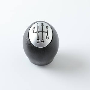 Pommeau de levier de vitesse Renault 6 vitesses en plastique mat ergonomique - Product Image 2