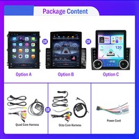 Radio Auto Android 2 Din 9,7 Pouces, Écran Tactile Vertical IPS Style Tesla, Navigation GPS MP5, Lecteur DVD Voiture, Multimédia Auto Carplay