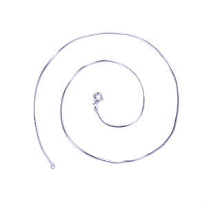 Collier à chaîne en cuivre pour femme, bijoux européen simple, joaillerie, nouveau modèle - Product Image 1