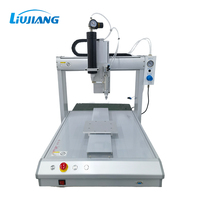 Máquina dispensadora de silicona programable Liujiang de 310 ml, robot XYZ de 3 ejes, dispensador de fluidos, sistemas de fusión personalizables