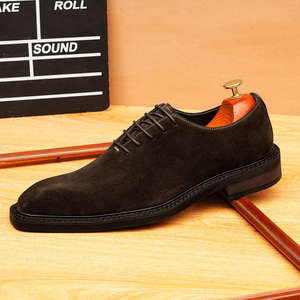 รองเท้าหนังอ็อกซ์ฟอร์ดแบบผูกเชือกสำหรับผู้ชาย สไตล์บริติชบรูค แกะสลักลายเฉพาะตัว ใส่สบาย เหมาะสำหรับธุรกิจและลำลอง - Product Image 5