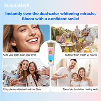 Dentifrice Probiotique Herbal Sans Fluorure Anti-Caries Formule Nettoyante en Profondeur Blanchissante Haleine Fraîche Soin Bucco-Dentaire Quotidien Portable