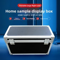 Flight Case en aluminium 540X245X325mm avec câble de séparation interne Flight Case avec mousse Insert Rack Case for Device Protection