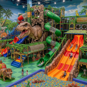 Equipo de Juegos Interior con Temática de Dinosaurios al por Mayor, Área de Juegos Infantil Comercial con Temática de Jurassic <span class=keywords><strong>World</strong></span> - Product Image 1