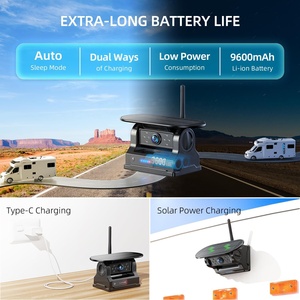 Caméra de recul magnétique alimentée par batterie, application AHD, étanche, garantie 1 an, Wifi, alimentation solaire de secours pour camion/fourgonnette/voiture - Product Image 3
