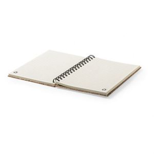 <b>A5</b> Size Spiral Recycled Cork Cover Notebook Personalized Logo Eco-Friendly Paper Office Gift Set Promotional <b>NotePad</b> Journal - Product Image 3