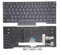 Keyboard Laptop Baru Asli untuk Lenovo ThinkPad T14 P14s Gen 1 P1 US UK FR SP Backlit 5N20V44082 5N20V44195