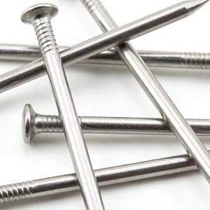 Clous ordinaires à tige lisse, zingués, 1 pouce, 2 pouces, 2,5 pouces, 3 pouces, 4 pouces, en acier inoxydable 18-8, norme ISO, carton - Product Image 6