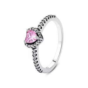 Anillos Originales de Plata de Ley 925 con Corazón, Perla de Agua Dulce y Circonita para Mujer, para Compromiso, Boda, Aniversario, Fiesta, Oro Rosa - Product Image 5