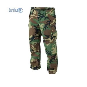 Alta Qualidade ODM Camuflagem Uniforme Vestuário Digital Woodland Selva Camo ACU Tactical calças