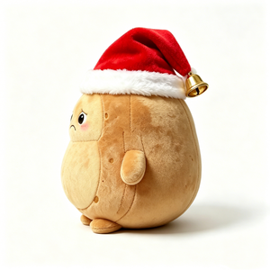 Peluche pomme de terre personnalisable, adorable peluche pomme de terre, peluche pomme de terre de Noël, peluche pomme de terre festive - Product Image 4