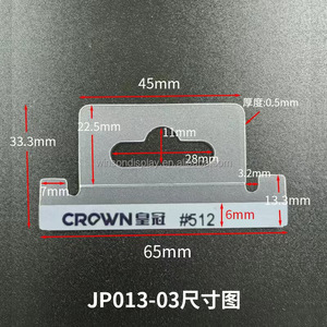 Hot Sale PP Plastic Hole <b>Hook</b> <b>Adhesive</b> Hanging Hole hang Tab Supermarket Self <b>Adhesive</b> Packing Plastic hang Tabs - Product Image 6