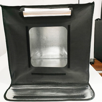 Tente de Studio Photo Pliable et Portable 60 cm avec Éclairage LED pour Prises de Vue