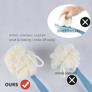 Shower Body <b>Brush</b> Long Handle Bath <b>Brush</b> Loofah Body <b>Scrub</b> Sponge 2 in 1Handheld on a Stick for Body - Product Image 5