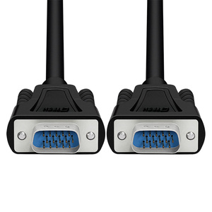 Detch Đen VGA 3 + 6 HD cáp 3m 1080P Nam đến Nam video VGA Cáp hỗ trợ Win7/8/10 - Product Image 1