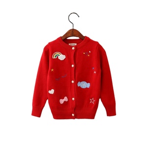 China Product Girls Sweater Kid's Solid Color Soft Knit Fabric Cardigan Sweater by Computer <b>Knitting</b> <b>Machine</b> - Product Image 4
