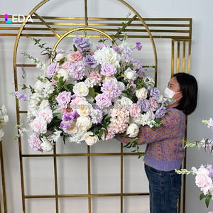 Bolas de Flores Artificiales LEDA Fantasy Rosa, Centro de Mesa Hecho a Mano para Bodas, Flor Decorativa Suave para Bodas - Product Image 4