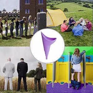 Nuevo Dispositivo de desrinación portátil suave para mujer, urinario de silicona, embudo, dispositivo de micción reutilizable para que las niñas orinen de pie - Product Image 6