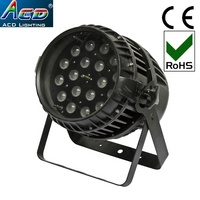 Populaire 18*10w 4in1 led étanche ip65 rgbw 180W extérieur led par lumière dmx zoom 10-60degree led stage zoom par peut éclairer