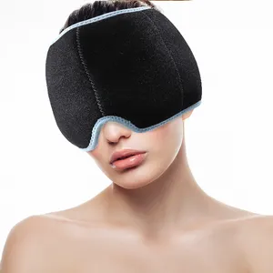 Hot and cold rapid Cooling Cap constant temperature solid gel head cover, eye protection relax head cover,relief cap