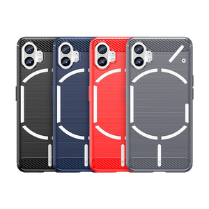 Nuovo telefono cellulare spazzolato custodia morbida in gel tpu custodia per cellulare custodia posteriore per telefono per nessuno telefono 1 uno - Product Image 3
