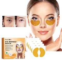 Masque Gel Hydratant Contour des Yeux Anti-rides et Anti-cernes Raffermissant à l'Acide Hyaluronique, Vitamine E et Or 24K – Marque Blanche OEM