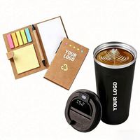 Mug de voyage intelligent à logo LED avec affichage de la température, en acier inoxydable, isotherme, pour café, cadeau d'affaires promotionnel