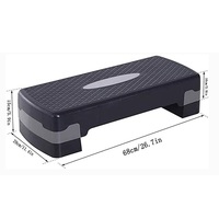 Jointop spor ayarlanabilir aerobik Step kurulu Step aerobik Platform egzersiz ayarlanabilir
