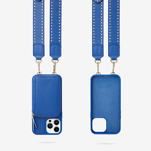 Portefeuille en cuir à fermeture éclair pour femmes, étui de luxe avec fente pour carte RFID, sangle d'épaule réglable, diagonale, <span class=keywords><strong>coque</strong></span> pour <span class=keywords><strong>iPhone</strong></span> 13 Pro Max - Product Image 3