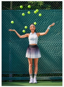 Haute qualité femmes chemises de Golf sans manches débardeurs <span class=keywords><strong>Polo</strong></span> Racerback Pickleball Golf <span class=keywords><strong>Tennis</strong></span> avec col gilet col Golf <span class=keywords><strong>Polo</strong></span> - Product Image 5