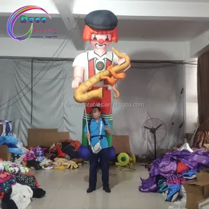 Outdoor Parade aufblasbares Parata-Puppenkostüm aufblasbares Clownkostüm