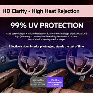 Pellicola per Finestrini Auto 3m ad Alta Privacy, Effetto <span class=keywords><strong>Specchio</strong></span> Unidirezionale, Anti-Sbiadimento, Protezione UV, Qualità Premium - Product Image 4