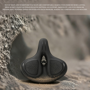 Coussin <span class=keywords><strong>de</strong></span> siège <span class=keywords><strong>de</strong></span> <span class=keywords><strong>vélo</strong></span> <span class=keywords><strong>extra</strong></span> <span class=keywords><strong>large</strong></span> <span class=keywords><strong>de</strong></span> remplacement, <span class=keywords><strong>selle</strong></span> <span class=keywords><strong>de</strong></span> <span class=keywords><strong>vélo</strong></span> respirante pour vélos Peloton/exercice/stationnaire/électrique/cruiser - Product Image 4