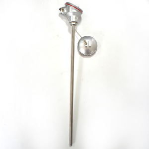 Laiyuan ID10*700MM <strong>PT100</strong> Type <strong>PT100</strong> Temperature Sensor <strong>Thermocouple</strong> with <strong>Thermocouple</strong> Head - Product Image 1