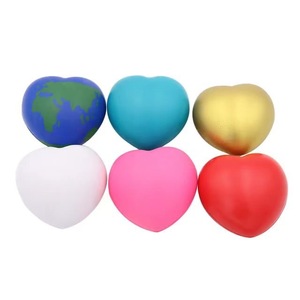 Wholesale Heart-Shaped Anti Stress Custom Manufacturers' Anti-Pressure Love Ball Hot Selling Promotional Toys - Product Image 3