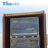Panneaux solaires Trina Solar 425W 430W 435W 440W Vertex S+ entièrement noirs, bifaciaux, type N, double vitrage, module PV, stock USA pour système solaire domestique