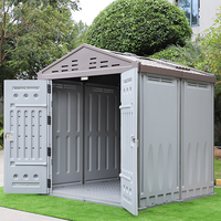 Caseta de Jardín Prefabricada Expandible de Estilo Personalizado, Oficina Móvil, Armario de Almacenamiento Exterior, Estructura de Acero Impermeable