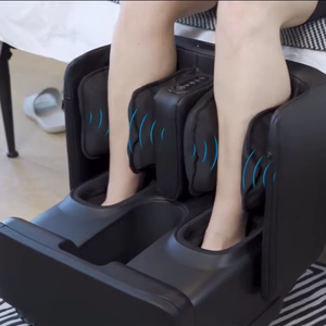 Máquina masajeadora de pies y pantorrillas 2 en 1 con calor Shiatsu amasado masaje de compresión de vibración para <span class=keywords><strong>piernas</strong></span> pies alivio de los músculos del tobillo - Product Image 1