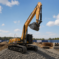 Excavatrice SANY 365H d'occasion à bas prix, 36,8 tonnes, godet de 1,9 m, Isuzu 210 kW, en bon état et livraison mondiale